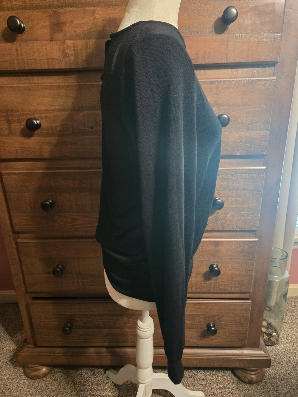 Banana Republic Black Lightweight Sweater Size S. NWT - Picture 2 of 7